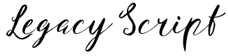 Legacy Script: Free Font Download | MaisFontes