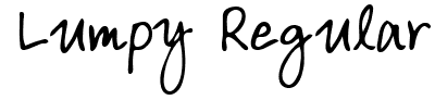 Lumpy Regular Font: Free Download | MaisFontes