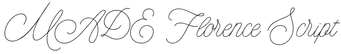 MADE Florence Script Font: Free Download | MaisFontes