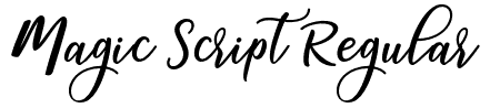 Magic Script Regular: Free Font Download | MaisFontes