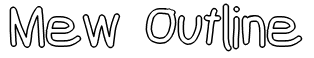Mew Outline: Free Font Download | MaisFontes