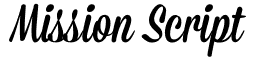Mission Script Font: Free Download | MaisFontes