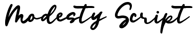 Modesty Script Font: Free Download | MaisFontes