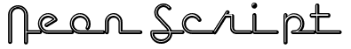 Neon Script: Free Font Download | MaisFontes