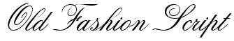 Old Fashion Script: Free Font Download | MaisFontes