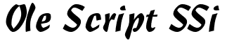 Ole Script SSi Font: Free Download | MaisFontes