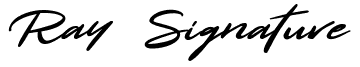 Ray Signature: Free Font Download | MaisFontes