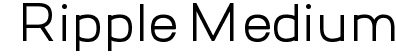 Ripple Medium: Free Font Download | MaisFontes
