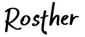 Rosther: Baixar Fonte Grátis | MaisFontes