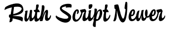 Ruth Script Newer: Free Font Download | MaisFontes