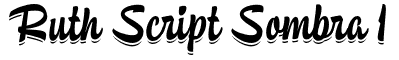 Ruth Script Sombra 1: Free Font Download | MaisFontes