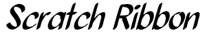 Scratch Ribbon: Descargar Fuente Gratis | MaisFontes
