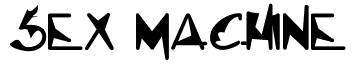 Sex Machine: Baixar Fonte Grátis | MaisFontes