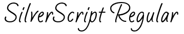 SilverScript Regular: Baixar Fonte Grátis | MaisFontes