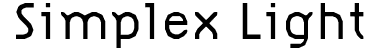 Simplex: Download Free Font | MaisFontes