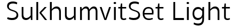 Sukhumvit Set Font Family: Free Download MaisFontes