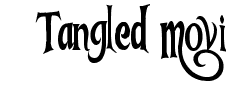 Tangled Movie Font: Free Download | MaisFontes