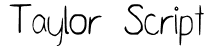Taylor Script Font: Free Download | MaisFontes