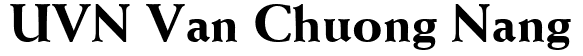 Font UVN Van Chuong Nang
